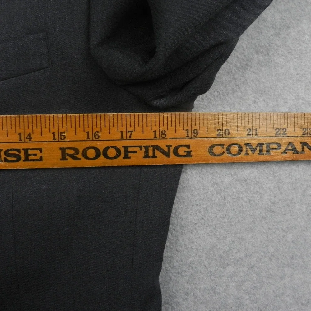 Reaction Kenneth Cole Suit Jacket Mens 36S Slim Fit Techni-Cole Gray Blazer Coat